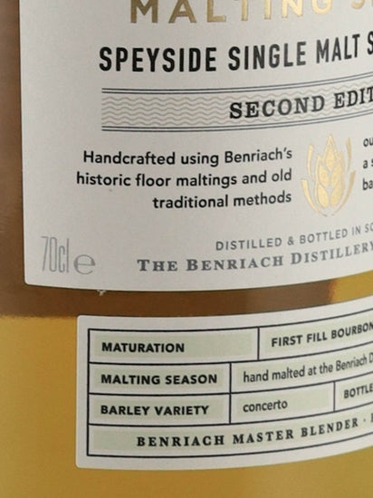 Benriach Malting Season Second Edition