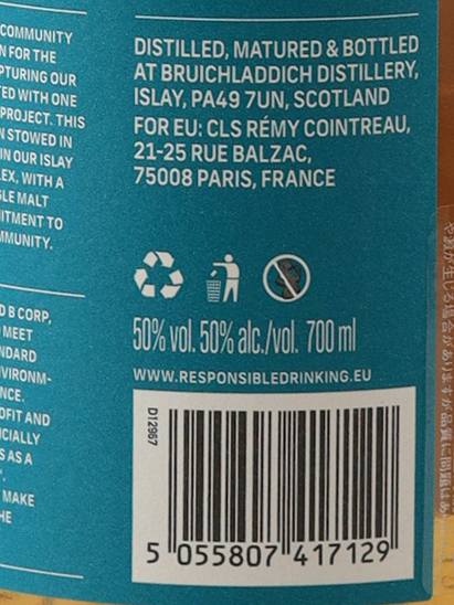 Bruichladdich Islay Barley 2014