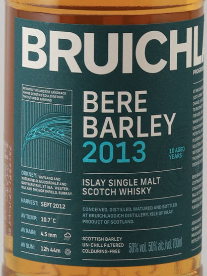 Bruichladdich Bear Barley 2013