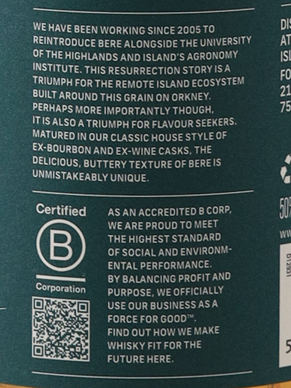 Bruichladdich Bear Barley 2013
