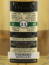 Load image into Gallery viewer, Duncan Taylor Single Cask Tomore 11 Year Old 2010