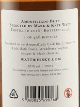 Load image into Gallery viewer, Watt Whisky Dalmunach 6 Year Old 2016