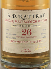 Load image into Gallery viewer, AD Rattray Bowmore 26 Year Old 1996