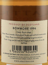 Load image into Gallery viewer, AD Rattray Bowmore 26 Year Old 1996