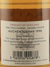 Load image into Gallery viewer, AD Rattray Auchentoshan 25 Year Old 1998 for Three Rivers