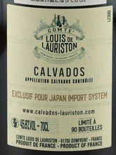 Load image into Gallery viewer, Louis De Lauriston Calvados 30 Year Old 1992 for JIS
