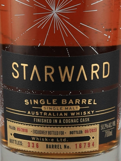 Starward 2018 Cognac Cask Finish