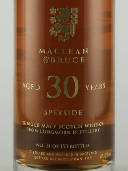 McLean & Bruce Longmorn 30 Year Old 1992
