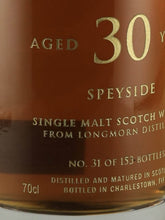 Load image into Gallery viewer, McLean &amp; Bruce Longmorn 30 Year Old 1992