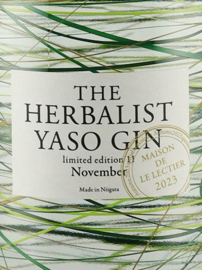 The Herbalist YASO Gin Maison du Lecteur