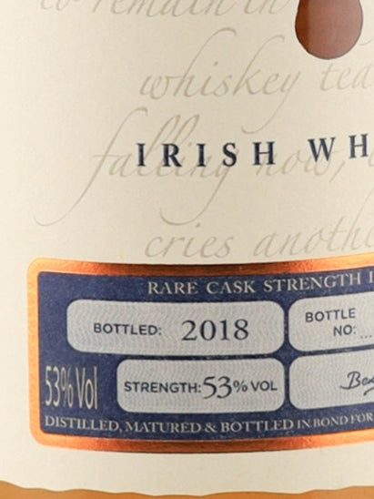 Writer's Tears Cask Strength 2018 Edition