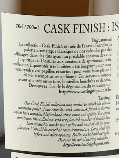Dupont Cask Finish Collection Islay Whisky No.1 L4