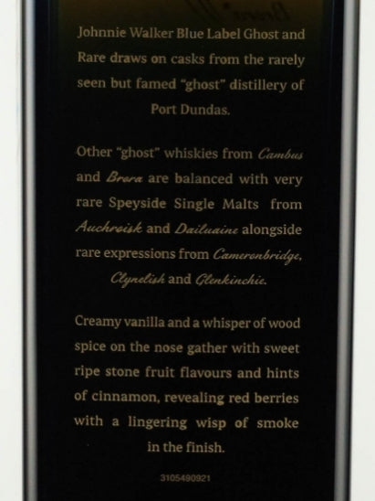 Johnnie Walker Blue Label Ghost & Rare Port Dundas 1L