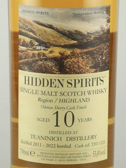 Hidden Spirits Teaninich 10 Year Old 2011
