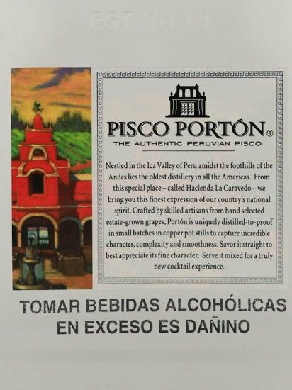 Pisco Porton Quebranta Most Verde