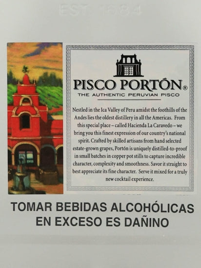 Pisco Porton Negra Criolla Mosto Verde - image 5