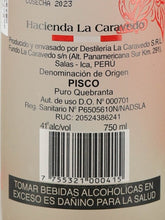 Load image into Gallery viewer, La Caravedo Pisco Puro Quebranta