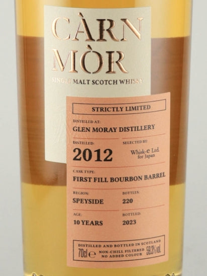 Carn Mor Strictly Limited Glen Moray 10 Year Old 2012