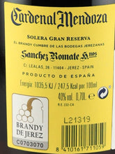 Load image into Gallery viewer, Sanchez Romate Cardinal Mendoza 700ml