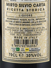 Load image into Gallery viewer, Silvio Carta Mirto Rosso Ricetta Storica