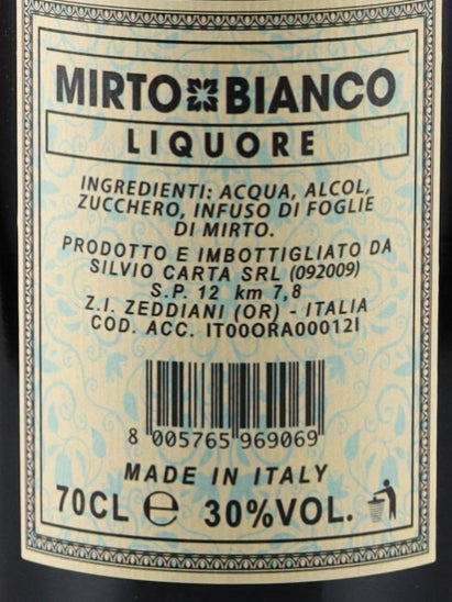 Silvio Carta Mirto Bianco