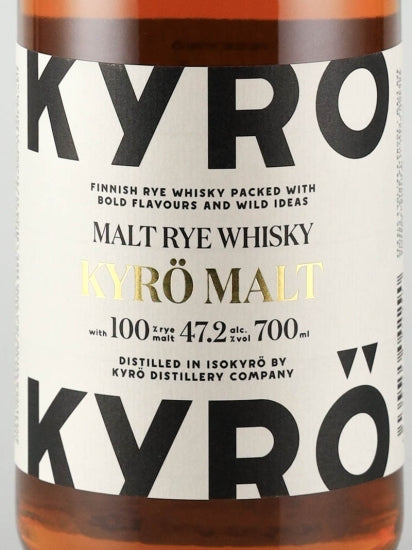 Kyro Malt Rye Whiskey 700ml