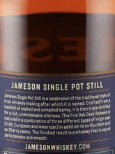 Load image into Gallery viewer, Jameson Single Pot Still