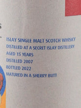Load image into Gallery viewer, Artwork Secret Islay 15 Year Old 2007