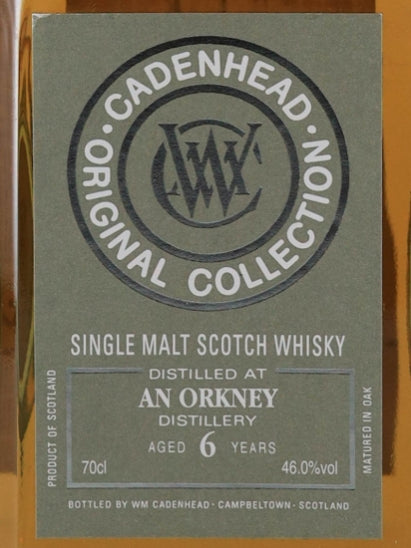 Cadenhead Original Collection An Orkney 6 Year Old
