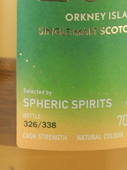 Spheric Spirits Orkney 20 Year Old 2003