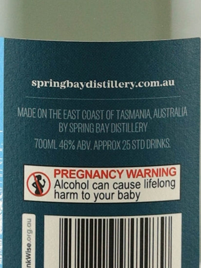 Spring Bay Classic Dry Gin