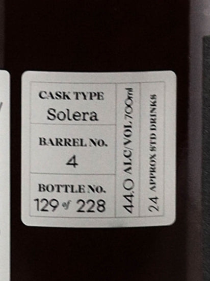Spring Bay Tasmanian Single Malt Solera Muscat Cask Finish