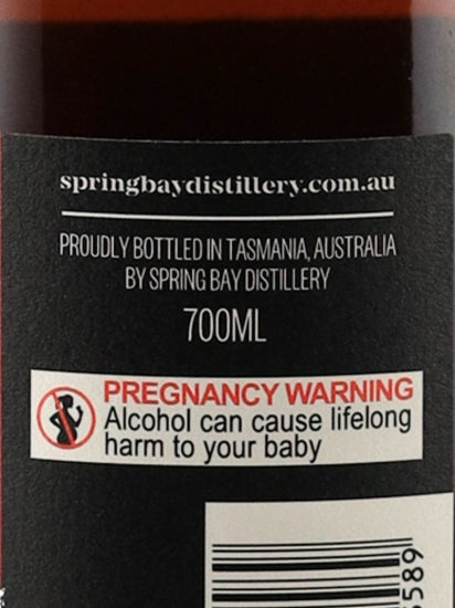 Spring Bay Tasmanian Single Malt Solera Muscat Cask Finish