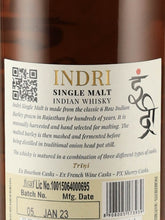 Load image into Gallery viewer, Indri Single Malt Whisky