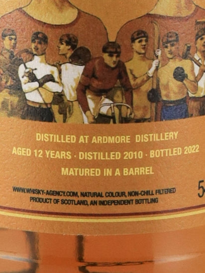 The Whisky Agency Ardmore 12 Year Old 2010