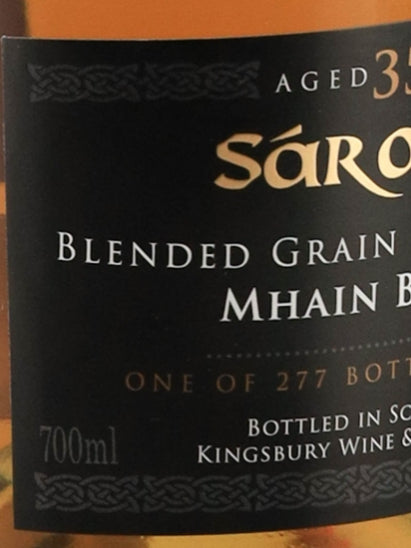Kingsbury Sarobair Mhain Baraille 35 Year Old 1987