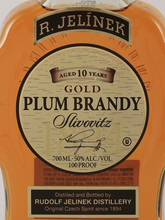 Load image into Gallery viewer, R. Jelinek Gold Slivovitz 10 Year Old