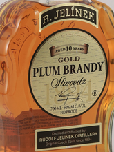 Load image into Gallery viewer, R. Jelinek Gold Slivovitz 10 Year Old