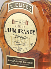 Load image into Gallery viewer, R. Jelinek Gold Slivovitz 10 Year Old