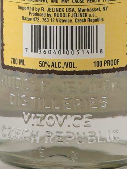 R. Jelinek Slivovitz 5 Year Old