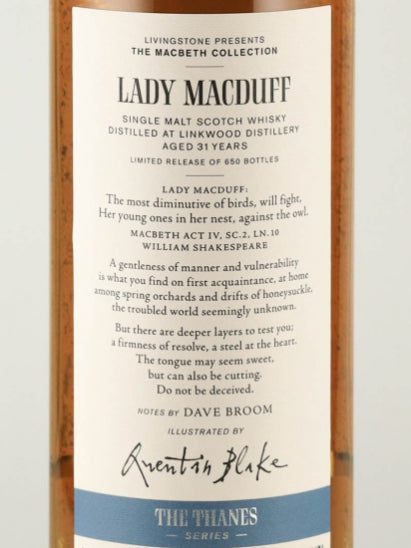 Macbeth Collection Act 1 Linkwood 31 Year Old