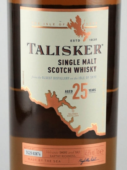 Talisker 25 Year Old 2022 Release Lot 2349