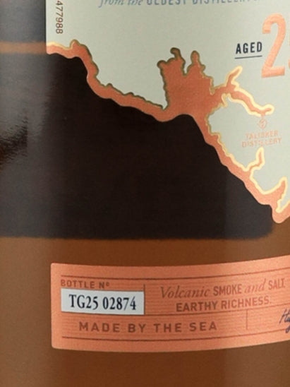 Talisker 25 Year Old 2022 Release Lot 2349