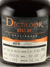 Load image into Gallery viewer, Dictador Best of 42 Year Old 1975 Apasionado