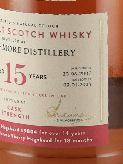 AD Rattray Mannochmore 15 years 2007 52.4%