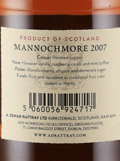 AD Rattray Mannochmore 15 years 2007 52.4%