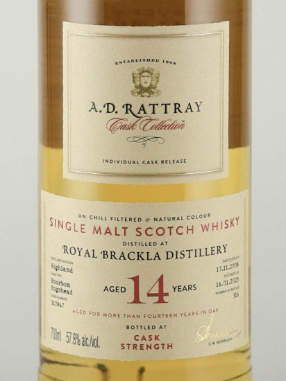 AD Rattray Royal Brackla 14 Year Old 2008
