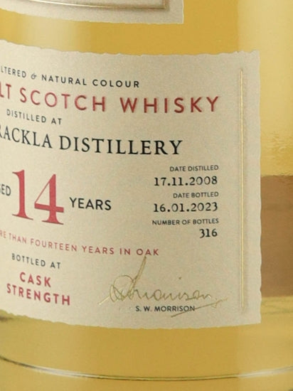 AD Rattray Royal Brackla 14 Year Old 2008