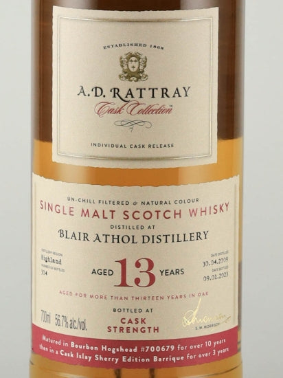 AD Rattray Blair Athol 13 Year Old 2009