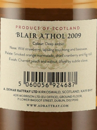 AD Rattray Blair Athol 13 Year Old 2009
